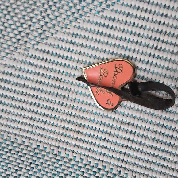 Dooney & Bourke  Large Pink Heart Charm - Picture 3 of 4